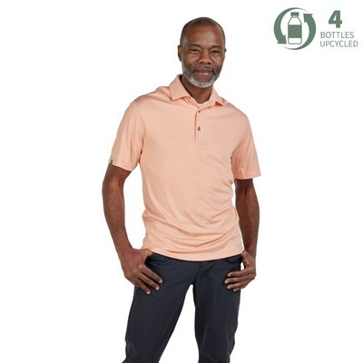 Storm Creek Men's Optimist Microstripe Short Sleeve Polo