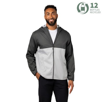Storm Creek Men's Idealist Water-Resistant Full Zip Hooded Windbreaker