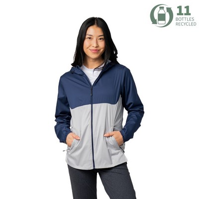Storm Creek Women's Idealist Water-Resistant Full Zip Hooded Windbreaker