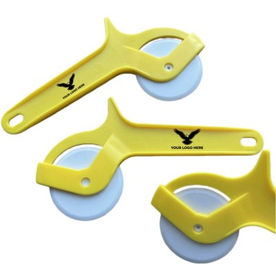 Portable Plastic Roller Pizza Cutter For Kitchen