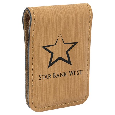 Leatherette Money Clip